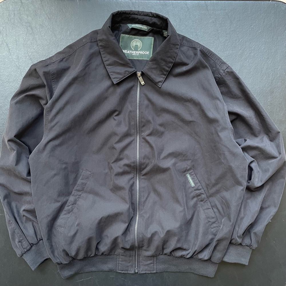 Weatherproof Men's Black Bomber Jacket